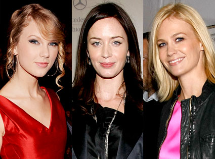 Taylor Swift, Emily Blunt, January Jones Taylor Swift, Emily Blunt, January Jones
